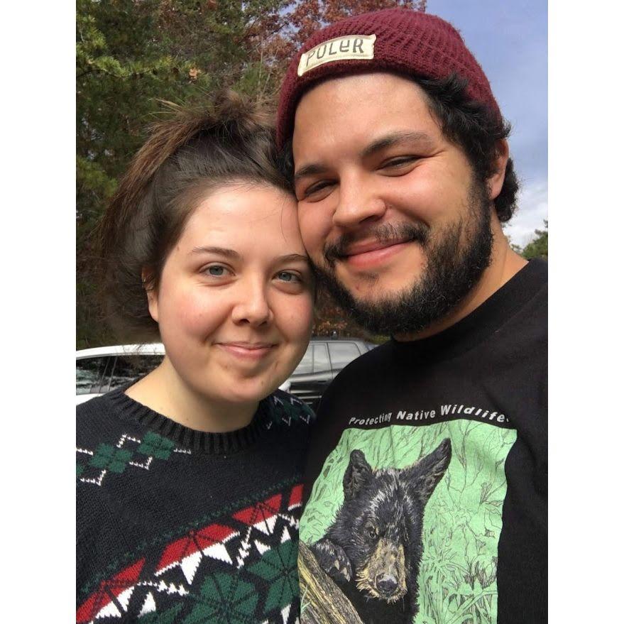 Anniversary trip (or Valentines?) to Tallulah Gorge early in the relationship.
