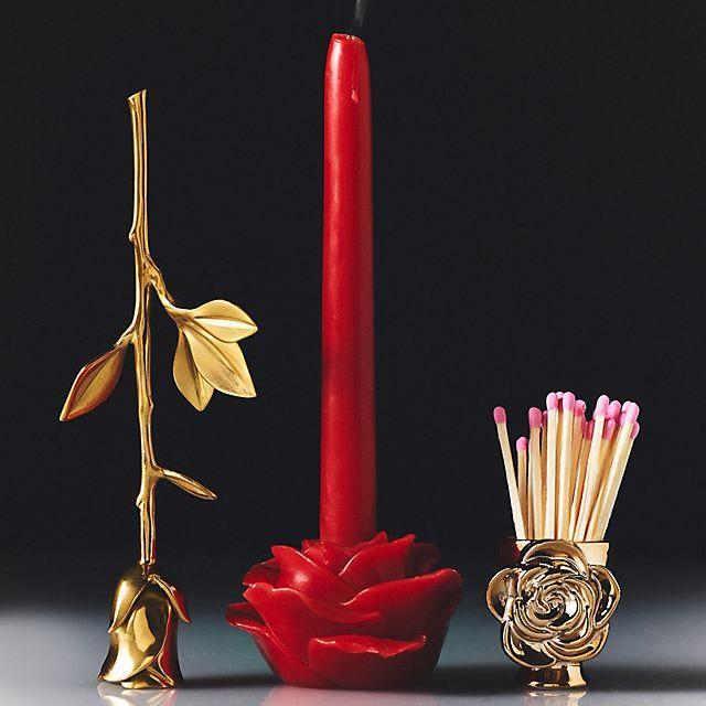 Metallic Bow Striker Match Holder