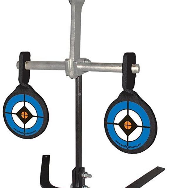 Do-All Outdoors Steel Auto Resetting Spinner Shooting Target Rated for .38-.44 Caliber