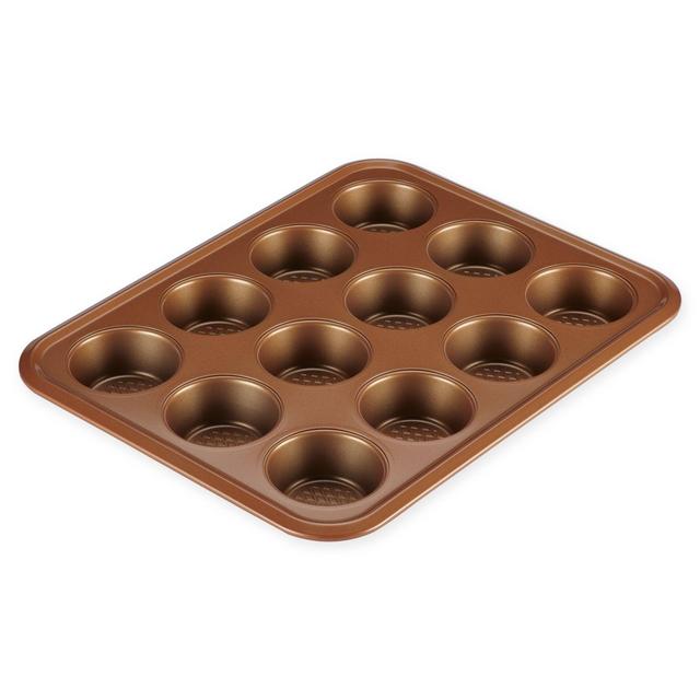 Ayesha Curry™ 12-Cup Muffin Pan in Copper