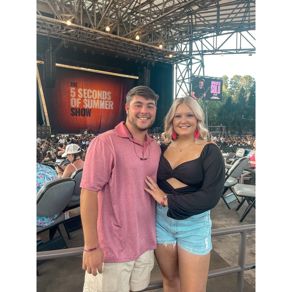Carter's first ever concert