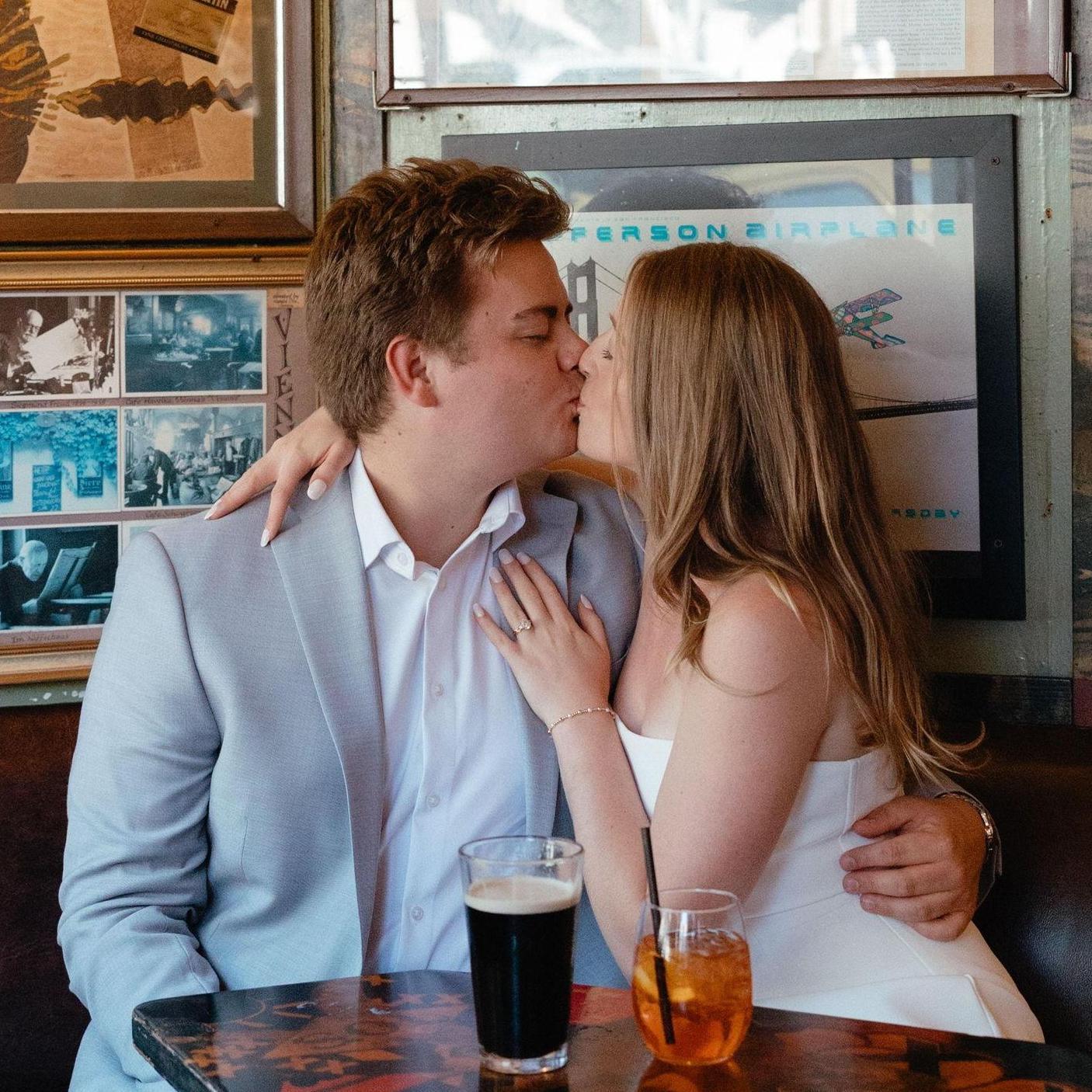 Taylor's go-to drink is always a Guinness and Becca's is an Aperol Spritz!