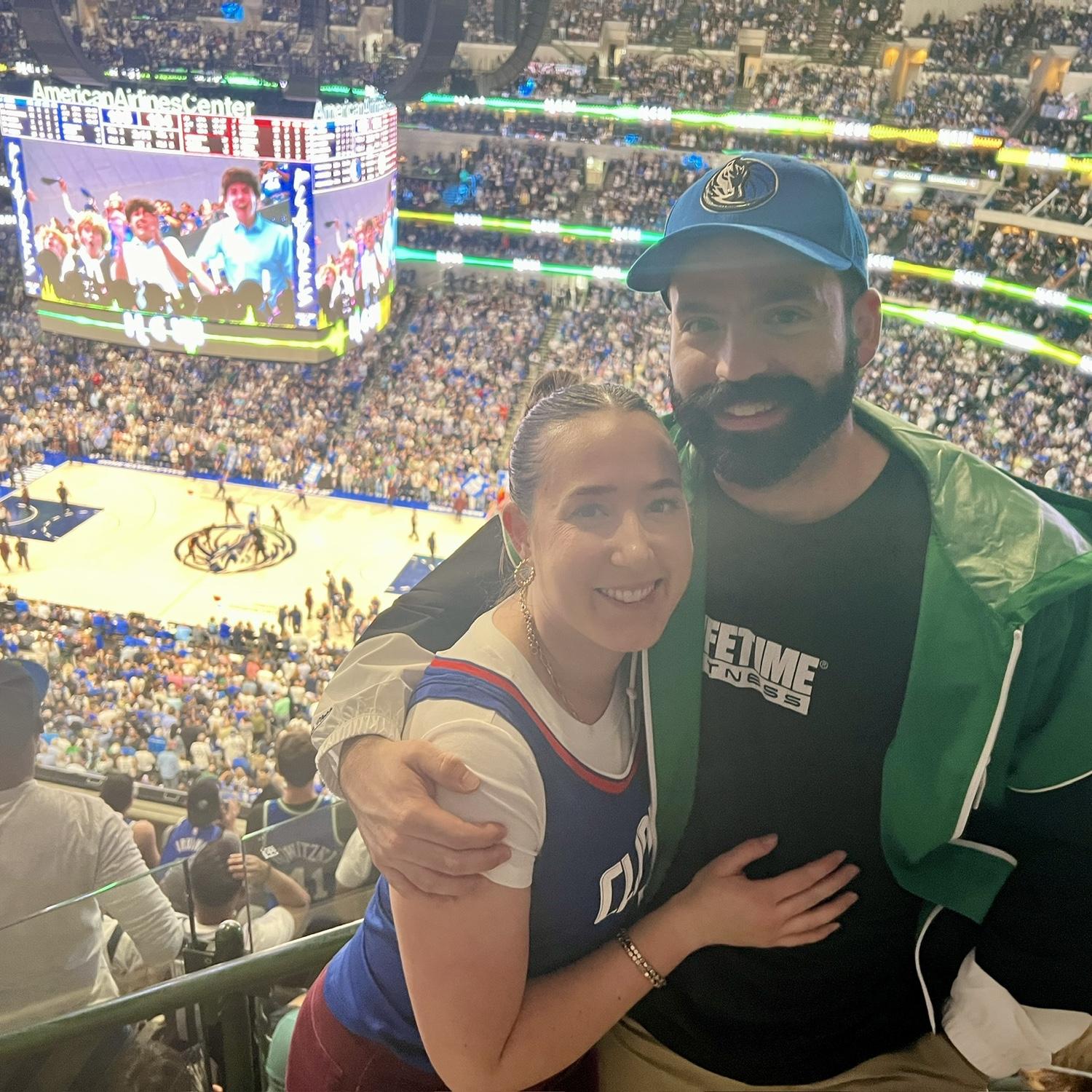 Clippers vs. Mavericks game in Dallas, TX