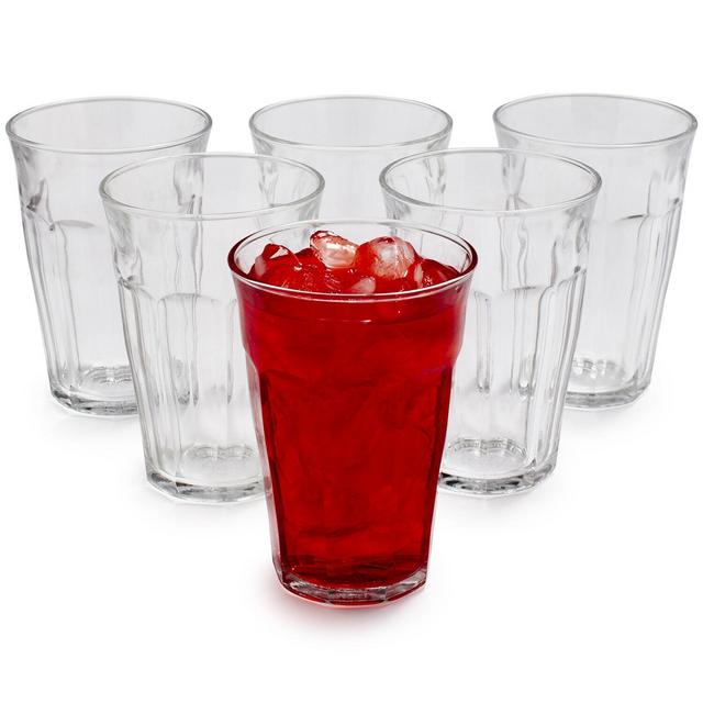 Duralex Picardie Tumblers, Set of 6, 12.62 oz.