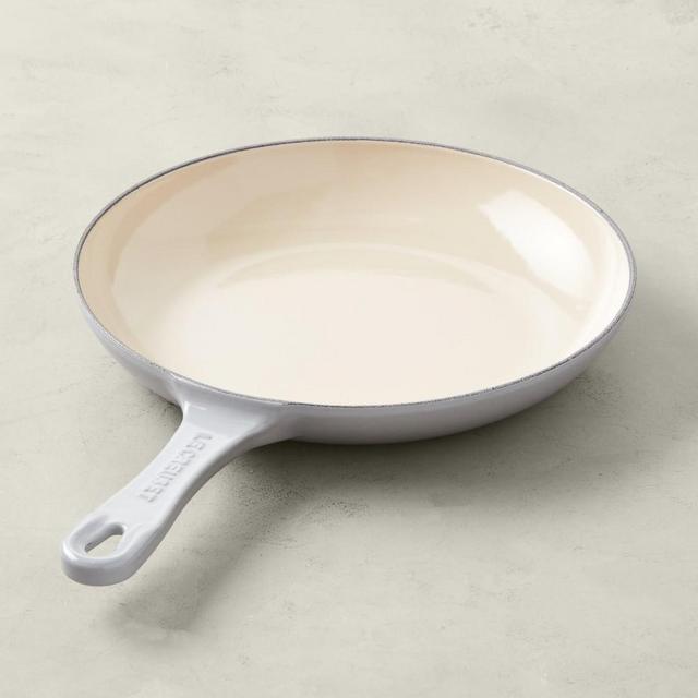 Le Creuset Enameled Cast Iron Shallow Fry Pan, 9 1/2", French Grey