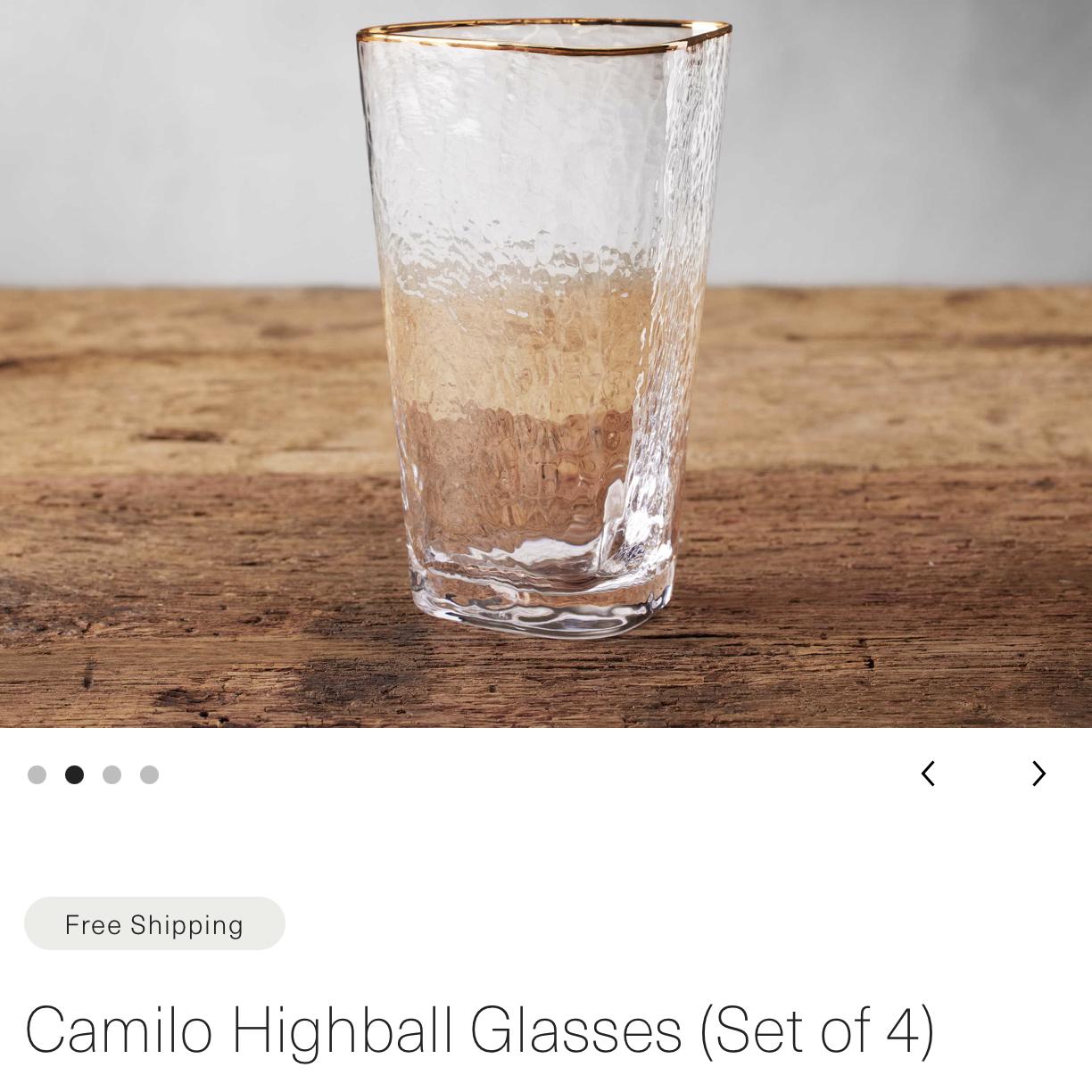 Camilo Highball Glasses (Set of 4)