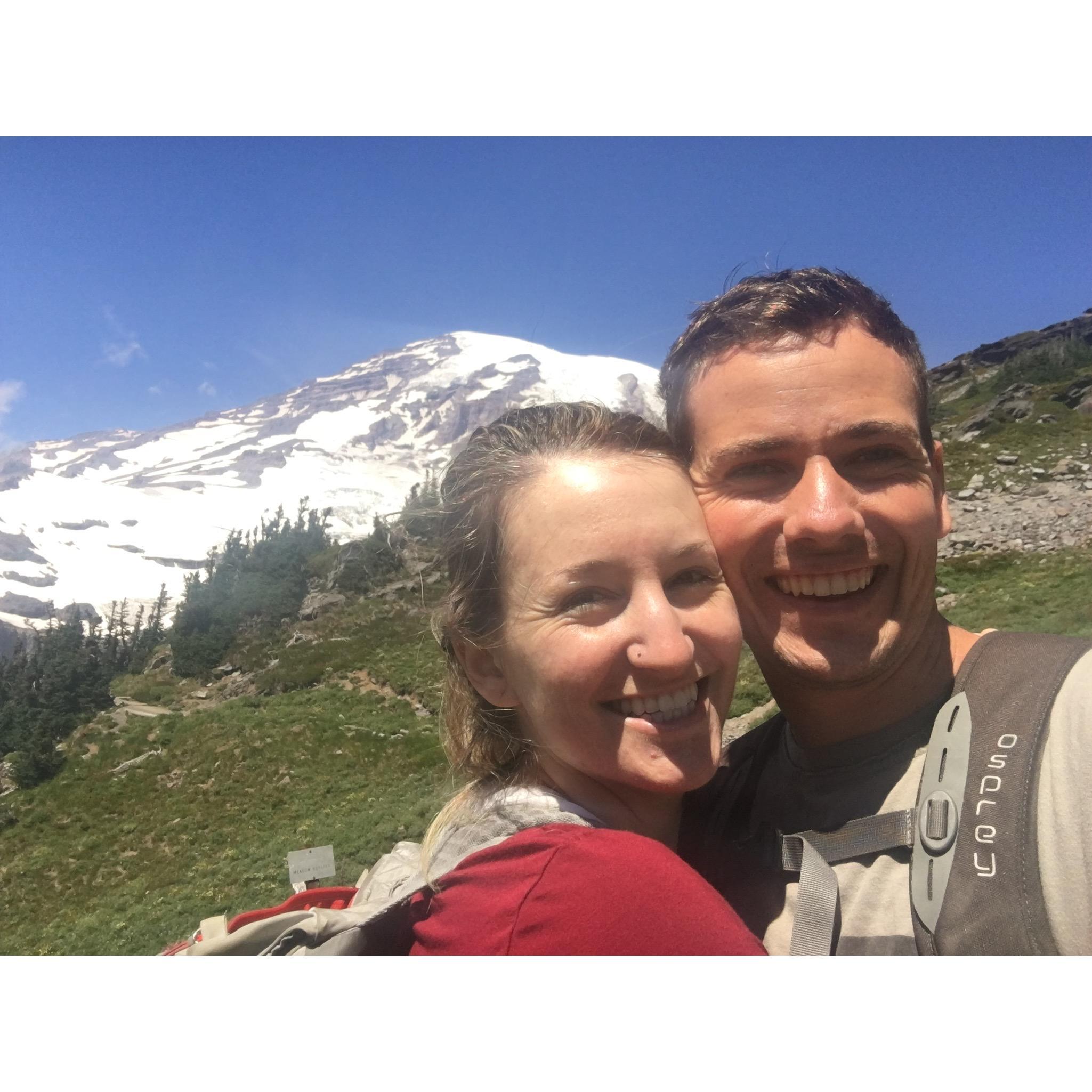 Hiking in Mount Rainier