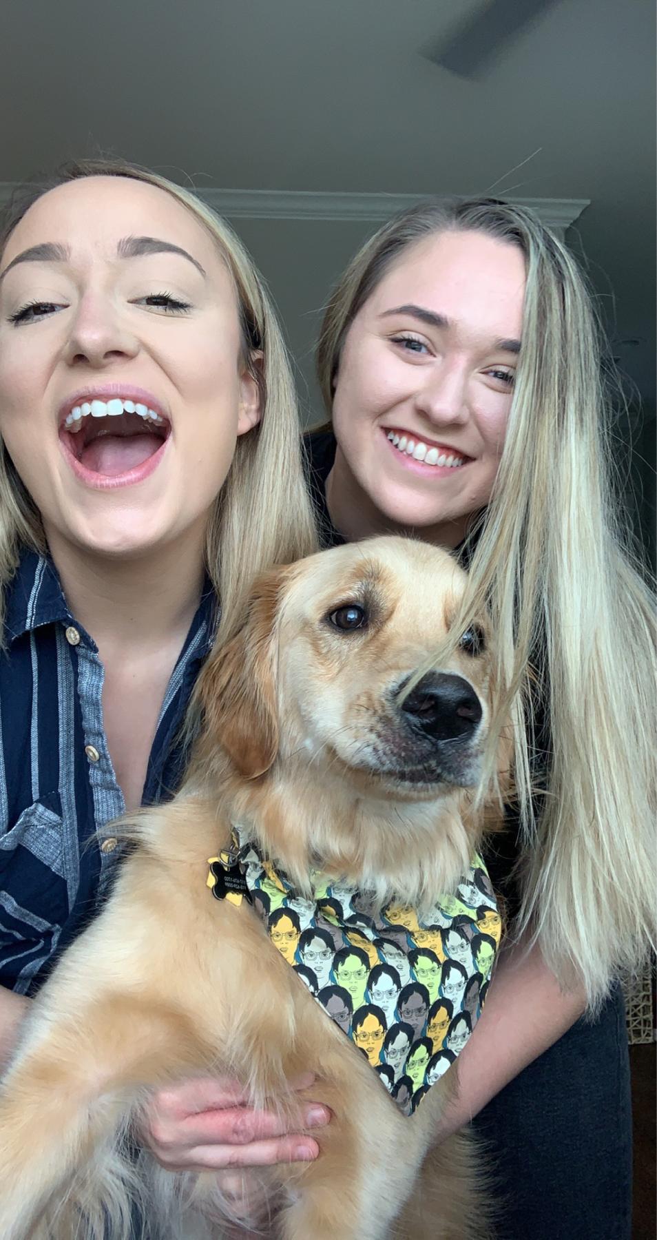 Ashleigh and Dani’s very best friend, Dilly!