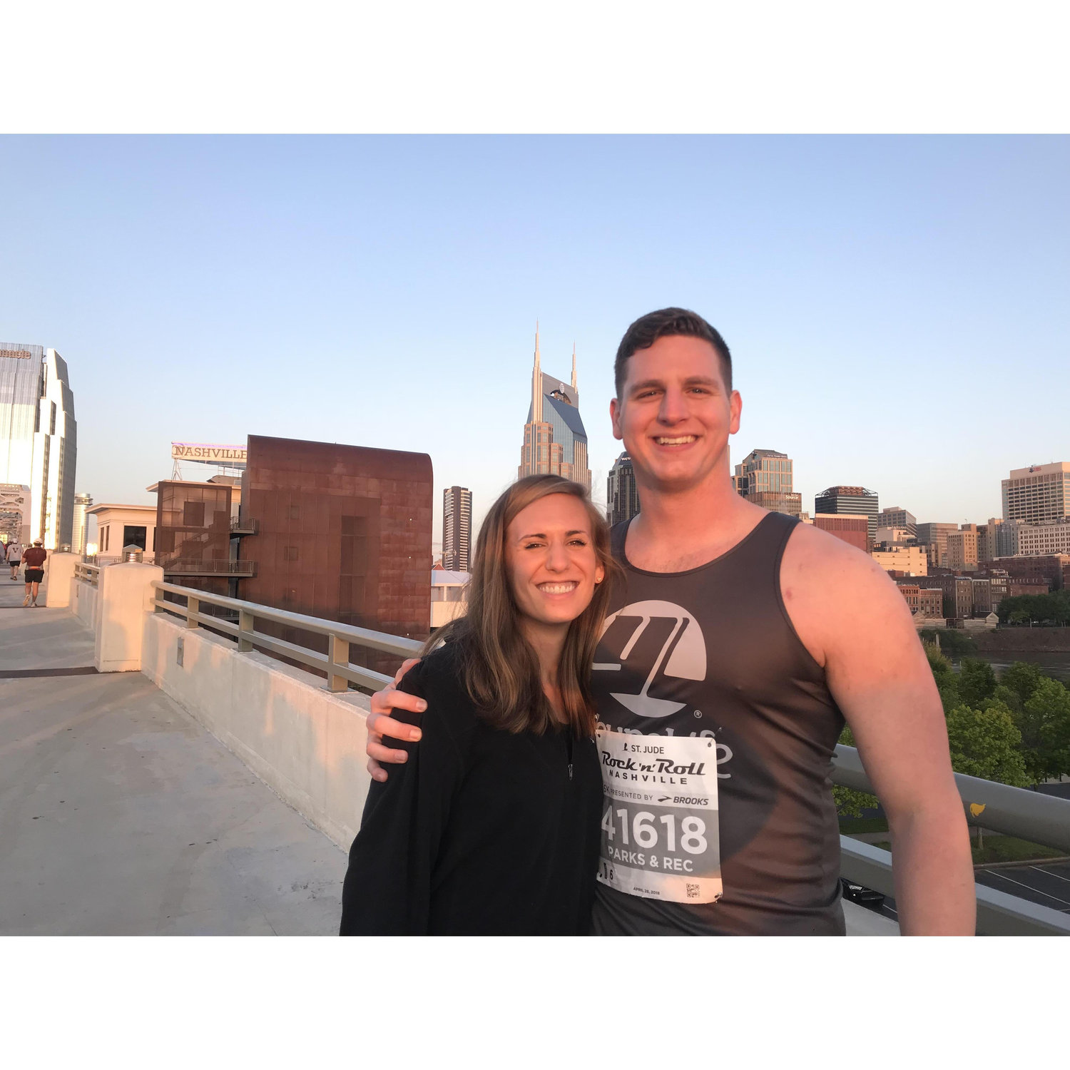 I went to see him when he ran a 5k in Downtown Nashville!