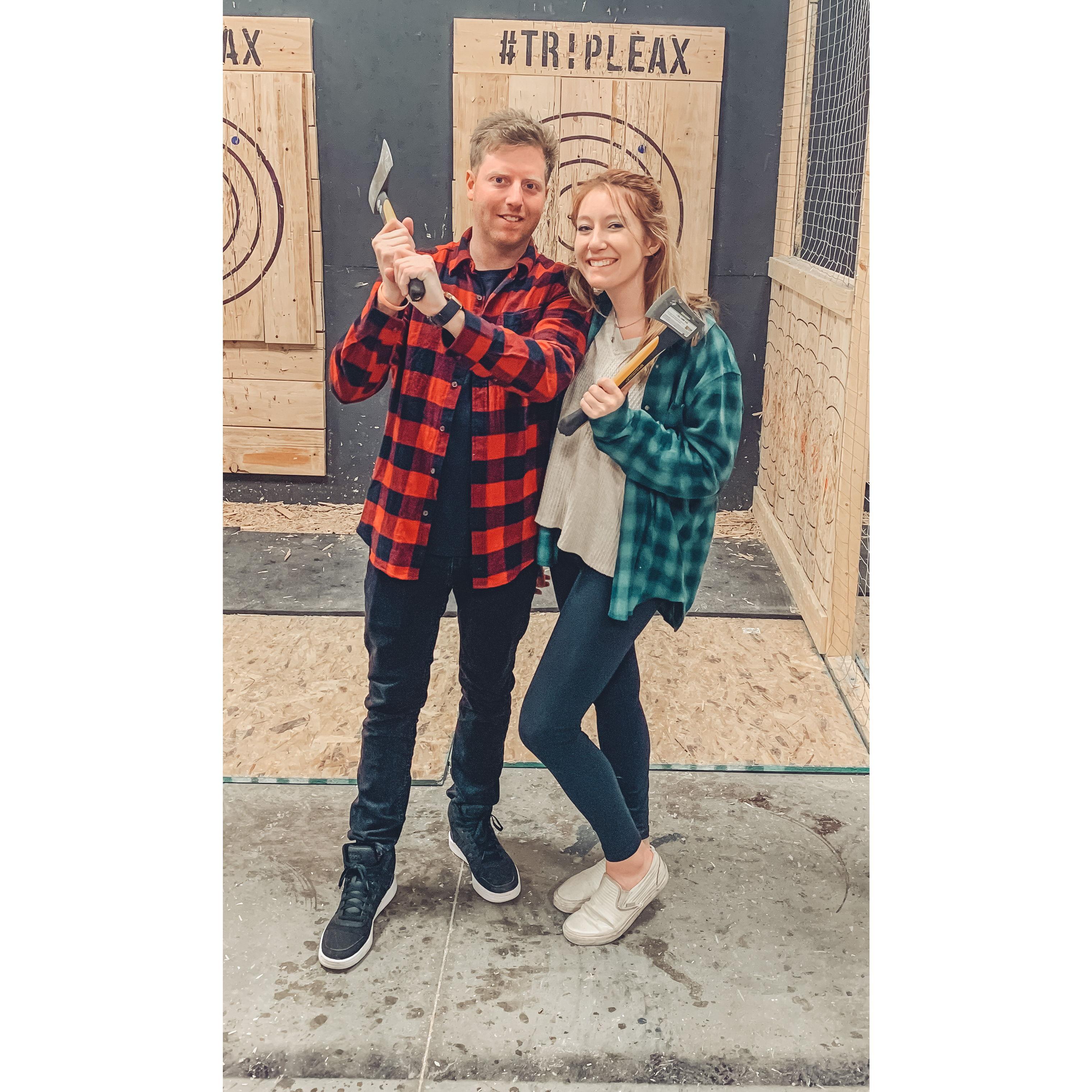 AX throwing in Fargo, ND