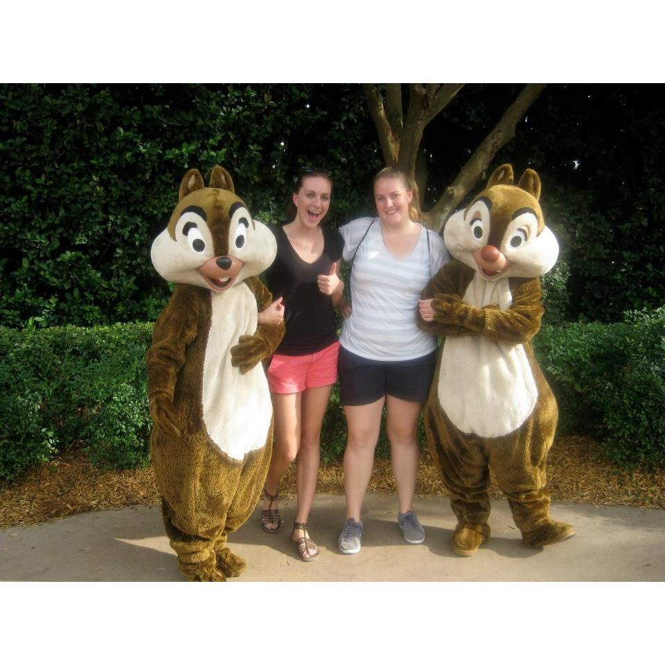 Disney World with our cartoon counterparts