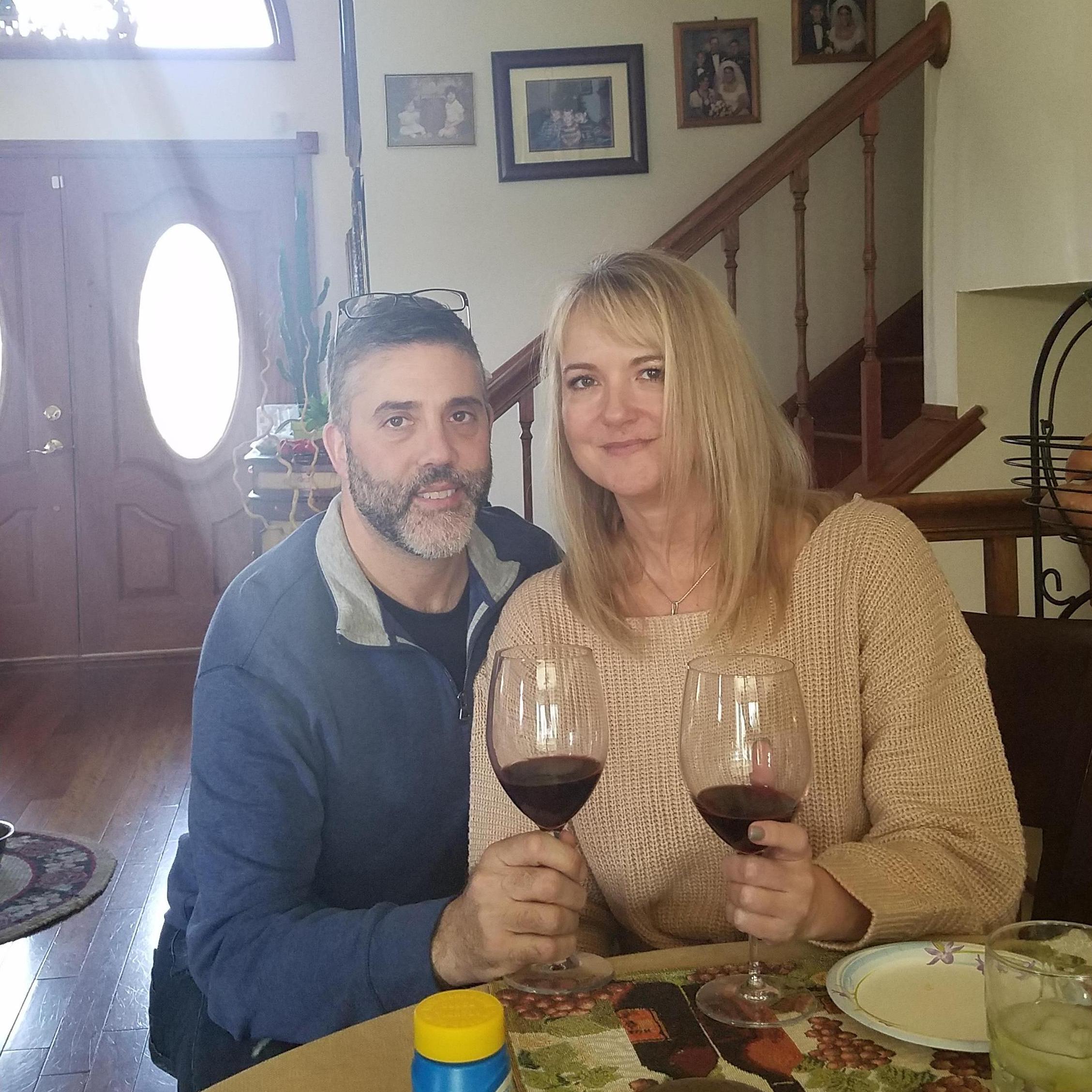 Thanksgiving 2018 at Jack's parent's house. Cindy let Jack grow a beard out for the first time.