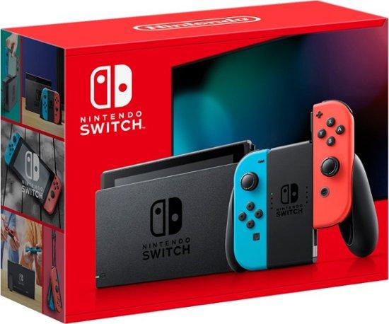Nintendo - Switch with Neon Blue and Neon Red Joy‑Con