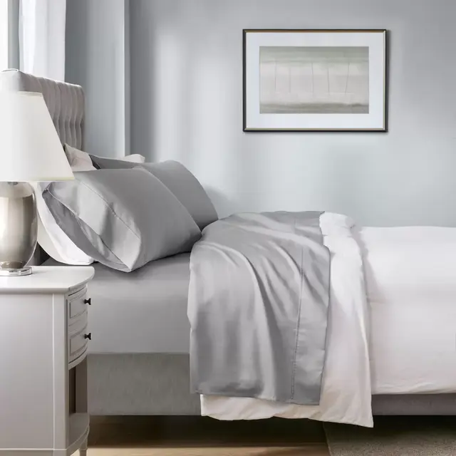 Beautyrest® 1000-Thread-Count Temperature Regulating King Sheet Set in Grey