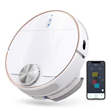 Eufy RoboVac L70 Hybrid, the Cleaner, iPath Laser Navigation, 2-1 in Sweeping and Mopping, wi-fi, pa 2200 Strong Suction, Quiet, Self - Charging Robotic Vacuum, Ideal for Hardwood Floors, White