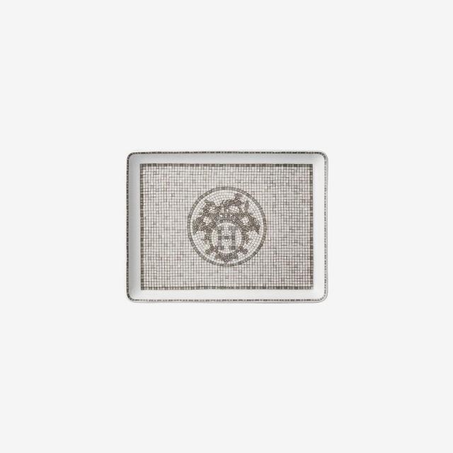 Mosaique au 24 platinum tray, small model