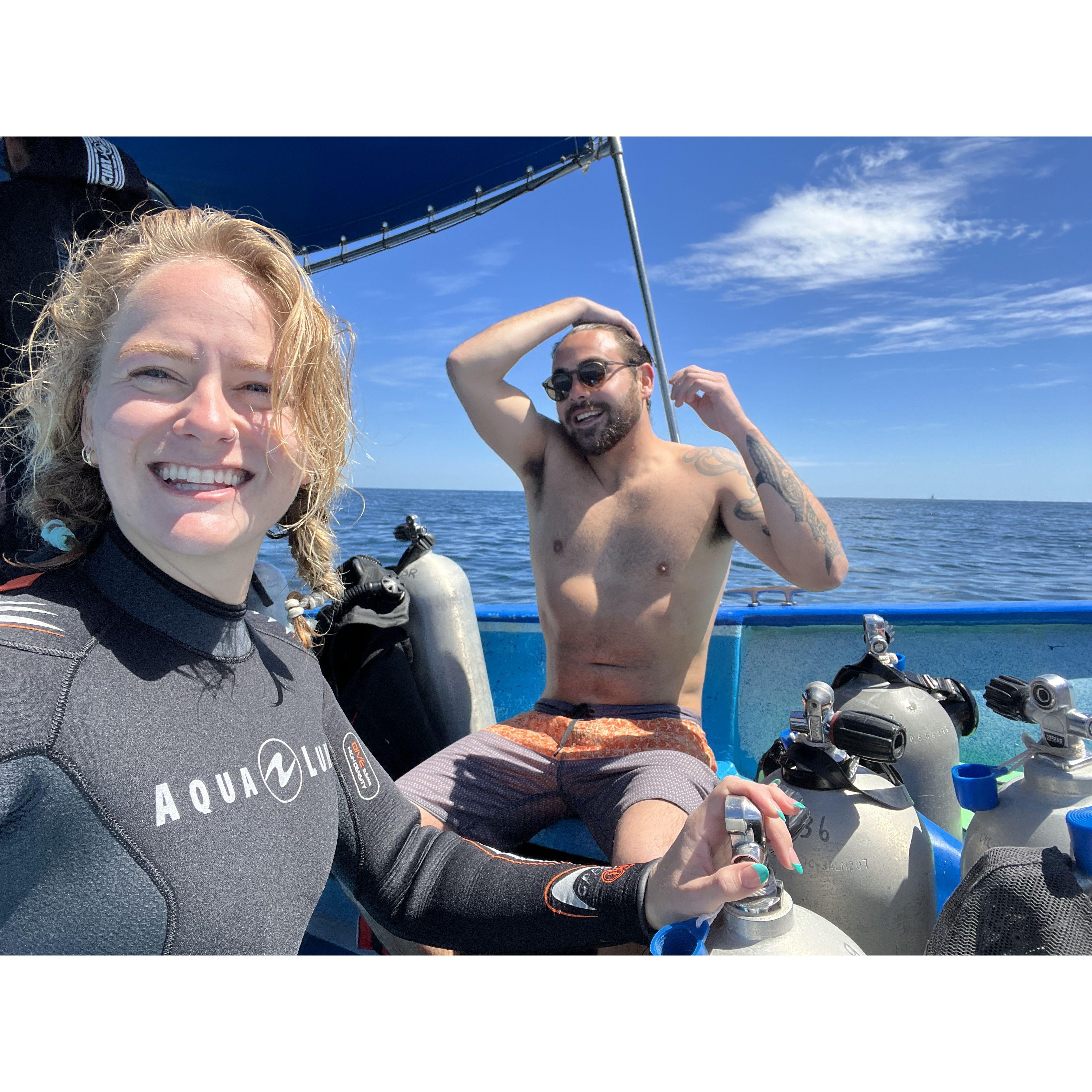 First Scuba Diving Trip in Cabo Pulmo Mexico 2022