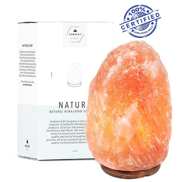 Himalayan Salt Lamp Premium Natural Hand Carved Glow Crystal Rock Salt Light (7-9 lbs')