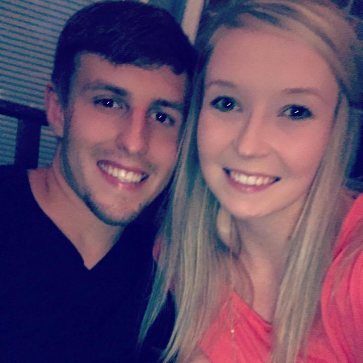 Our 1st picture at our 1st apartment together!