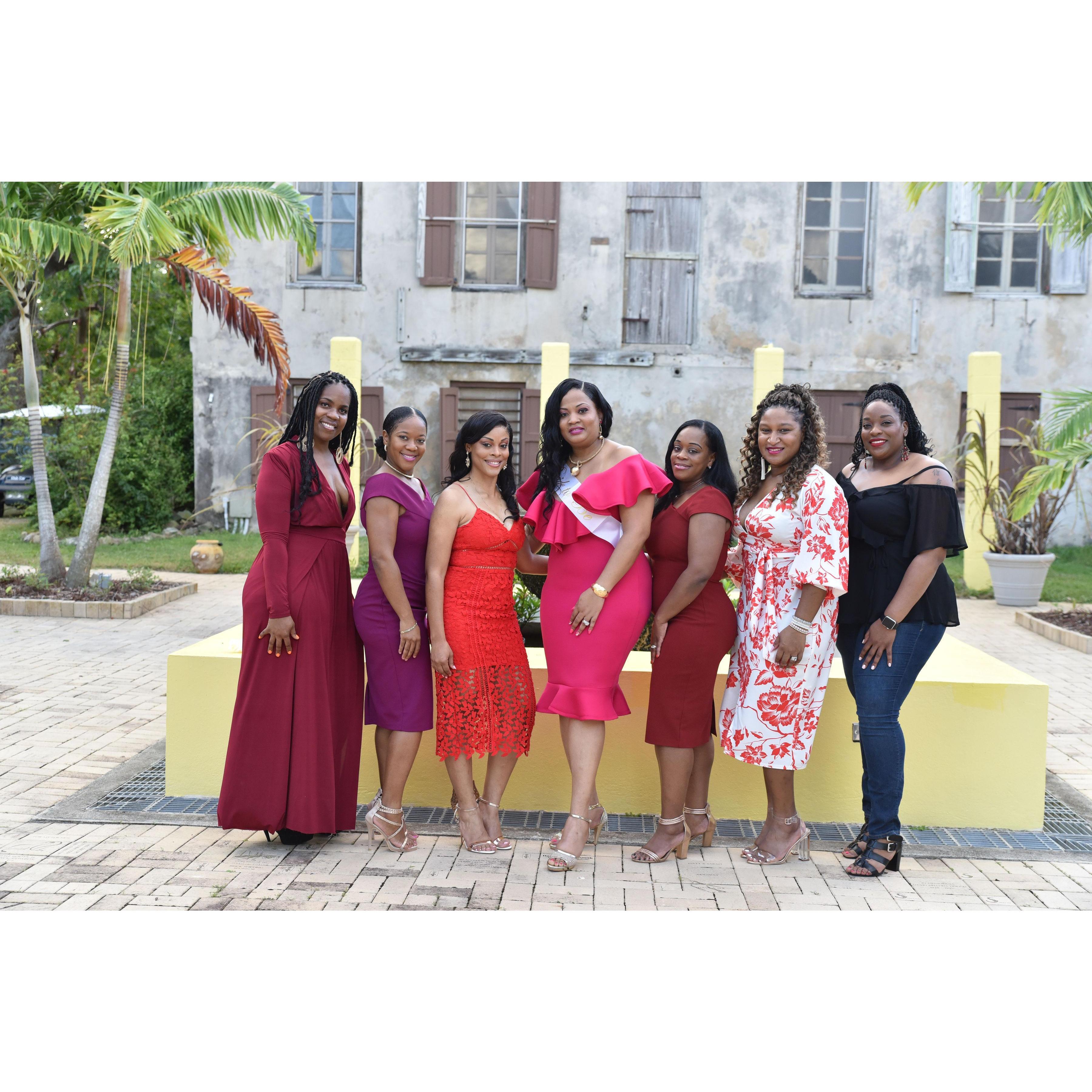 Some of the Bride tribe at my bridal shower.
