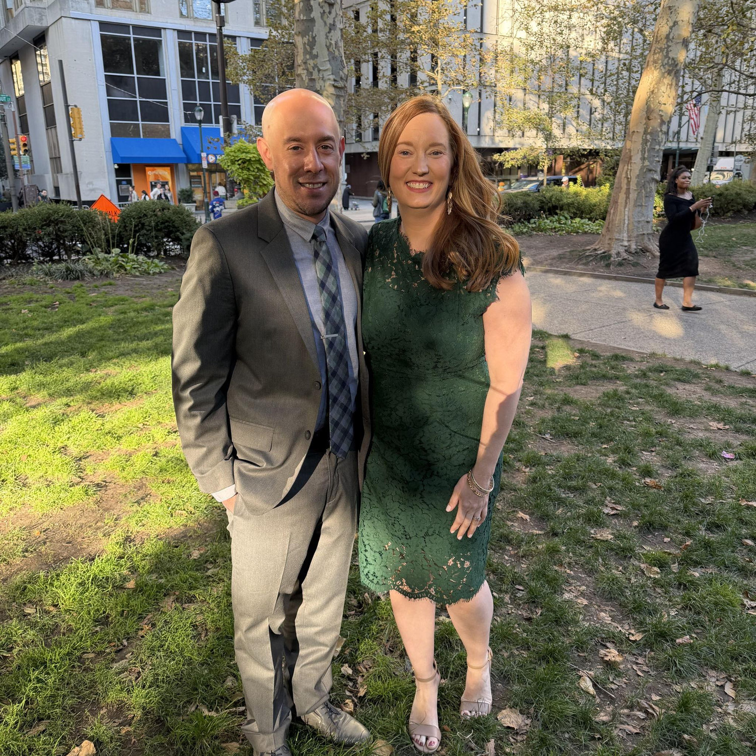 Celebrating our friend’s wedding