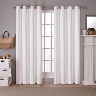 Sateen Room Darkening Curtain Panel, Set of 2