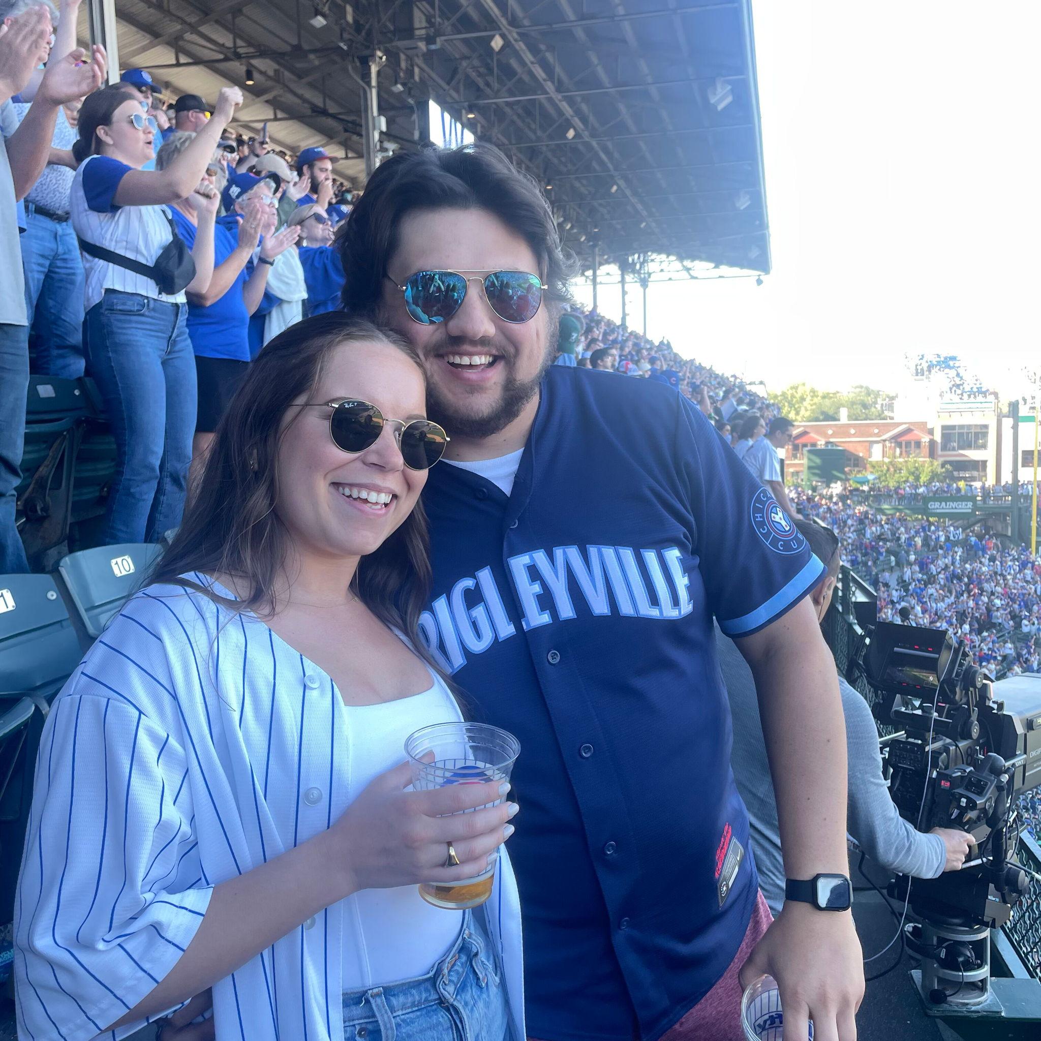Hannah's first Cubs game!
