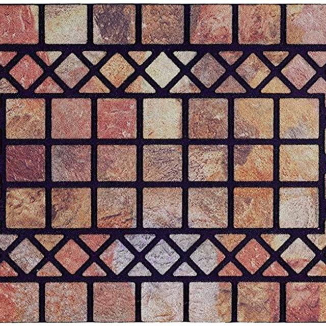 CHICHIC Door Mat Welcome Mat 18 x 30 Inch Front Door Mat Outdoors for Home Entrance Outdoors Mat for Outside Entry Way Doormat Entry Rugs, Heavy Duty Non Slip Rubber Back Low Profile, Colorful