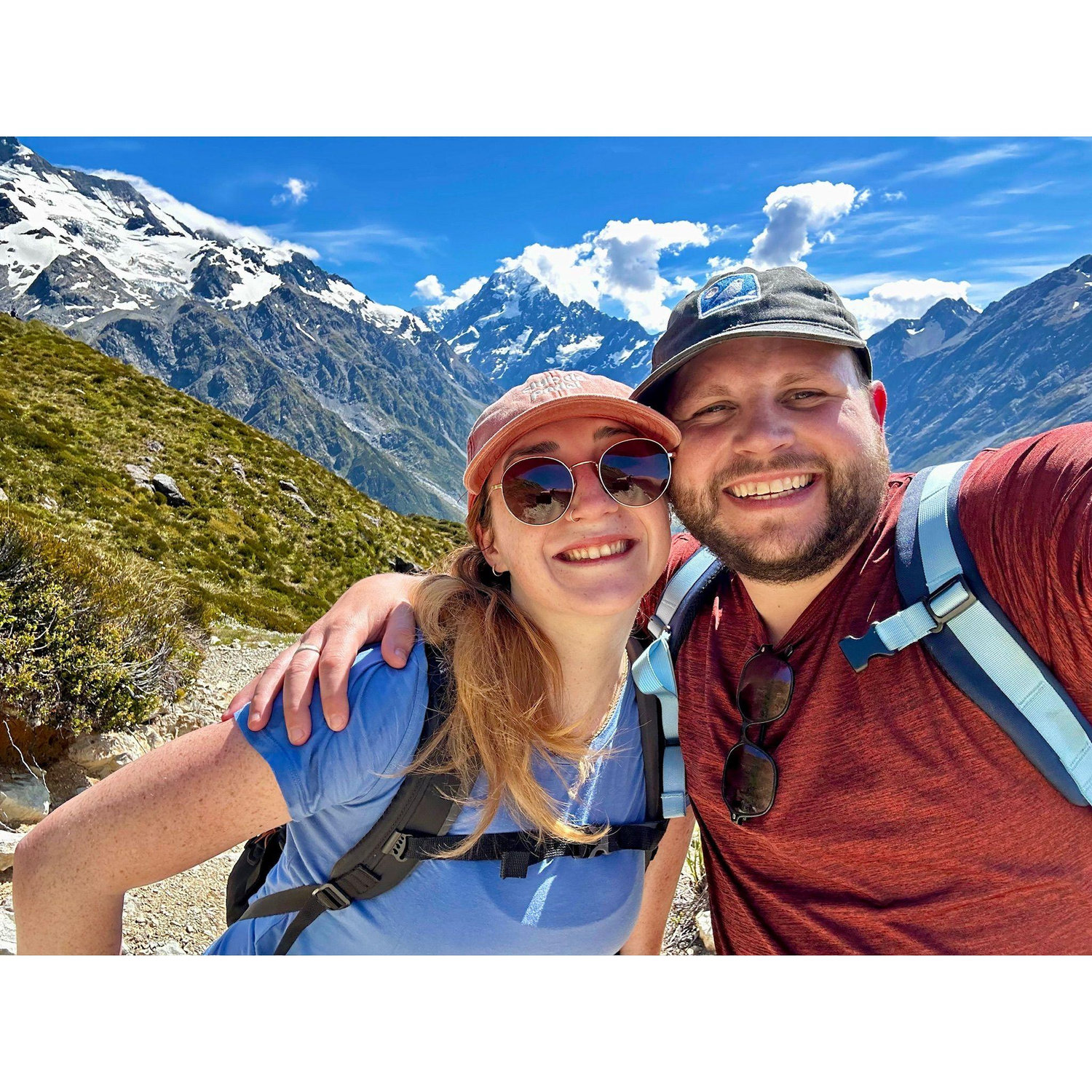 The view after a 2000 stair climb at Mount Cook