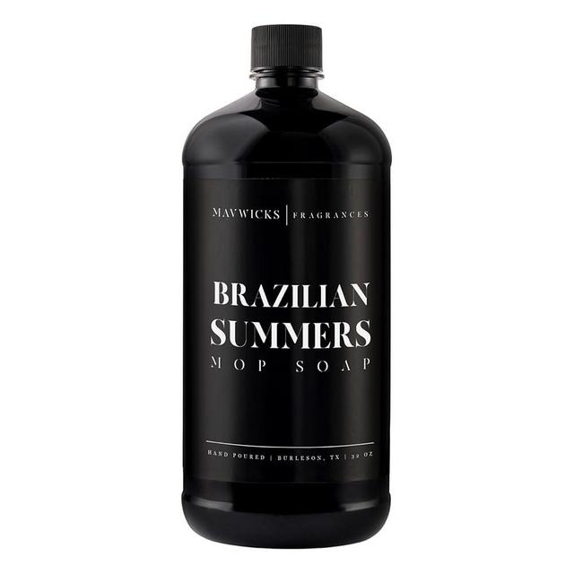 Mavwicks Fragrances - Luxury Mop Soap (Brazilian Summers) 32 Oz – Brazilian Summers Scented Floor Cleaner for Mopping – Pet Safe, Best Smelling Mop Detergent for All Surfaces