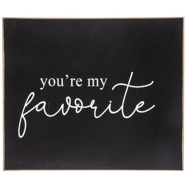 You're My Favorite Wood Wall Decor
