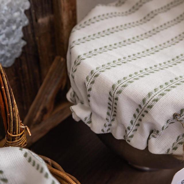 Cotton Bowl Cover Jar Cap - Washable - Lined - Sourdough - KitchenAid - Sage Leaf - Cotton - Fermenting | Scrunchy Homesteader