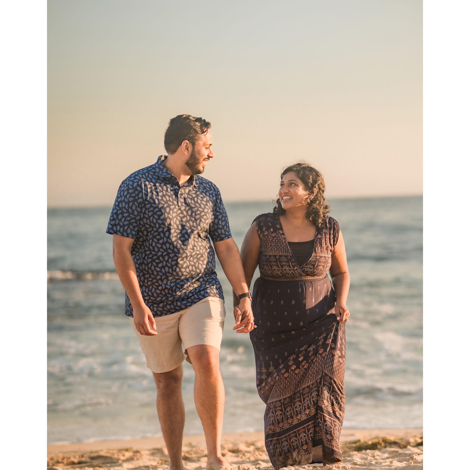 Engagement photoshoot in Crystal Cove