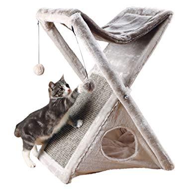 TRIXIE Pet Products Miguel Fold and Store Cat Tower