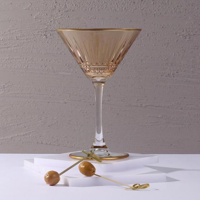 Amber Colored Glassware, Colored Cocktail Glasses, Vintage Martini Set, Amber Cocktail Glass, boho tableware, glassware set, cocktail party
