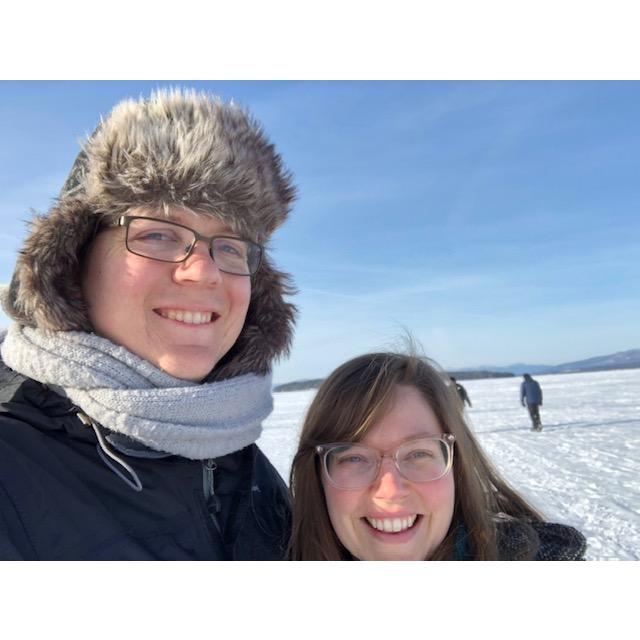 Frozen lake #definitelydidn'tfall #eitherofus