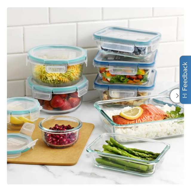 Snapware Pyrex 18-piece Glass Food Storage Set