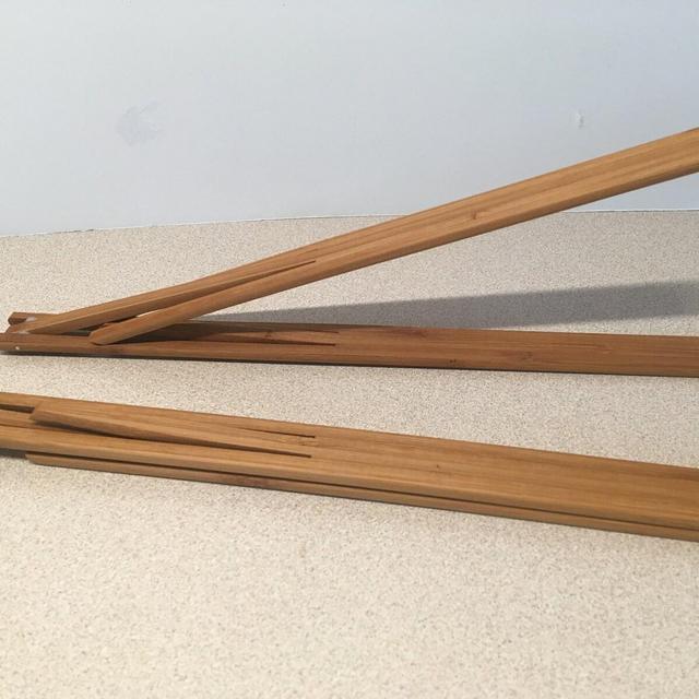 Handmade wood tongs
