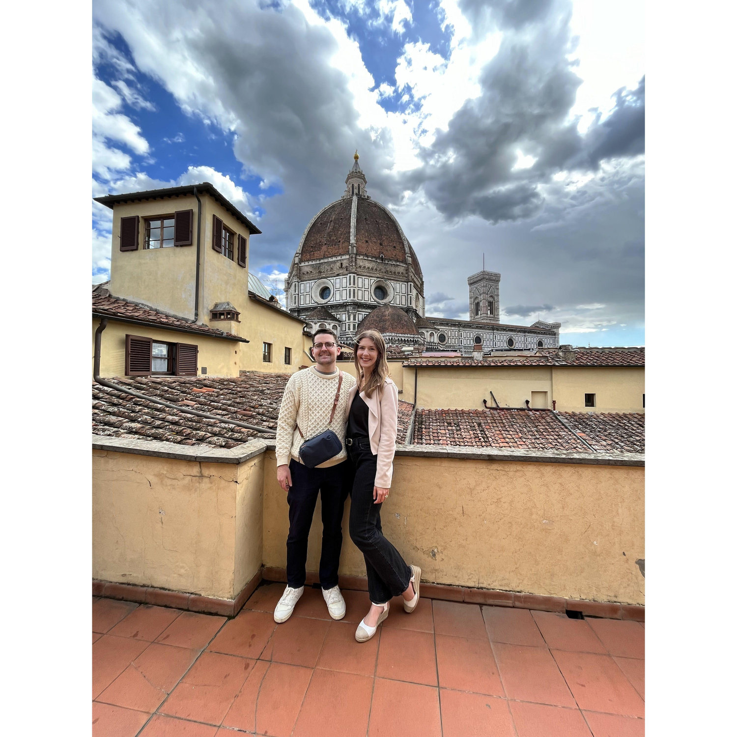 View from the Airbnb in Florence!