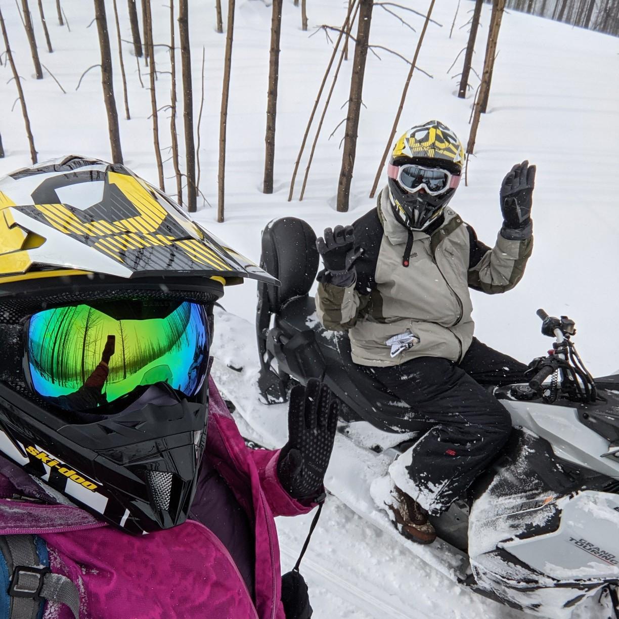snowmobiling in grand lake