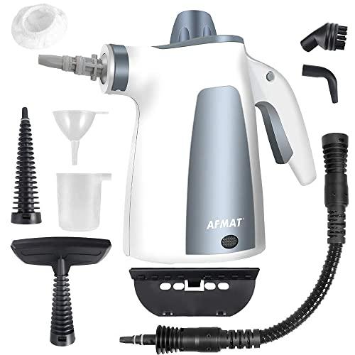 Handheld Steam Cleaner,Handheld Pressurized Steam Cleaner 10 in 1 Set Multi-Function Multi-Purpose, Suitable for Home, Sofa, Bathroom, Car seat, Office, Bedroom Cleaning(Gray)