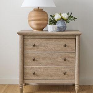3 Drawer Nightstand with USB