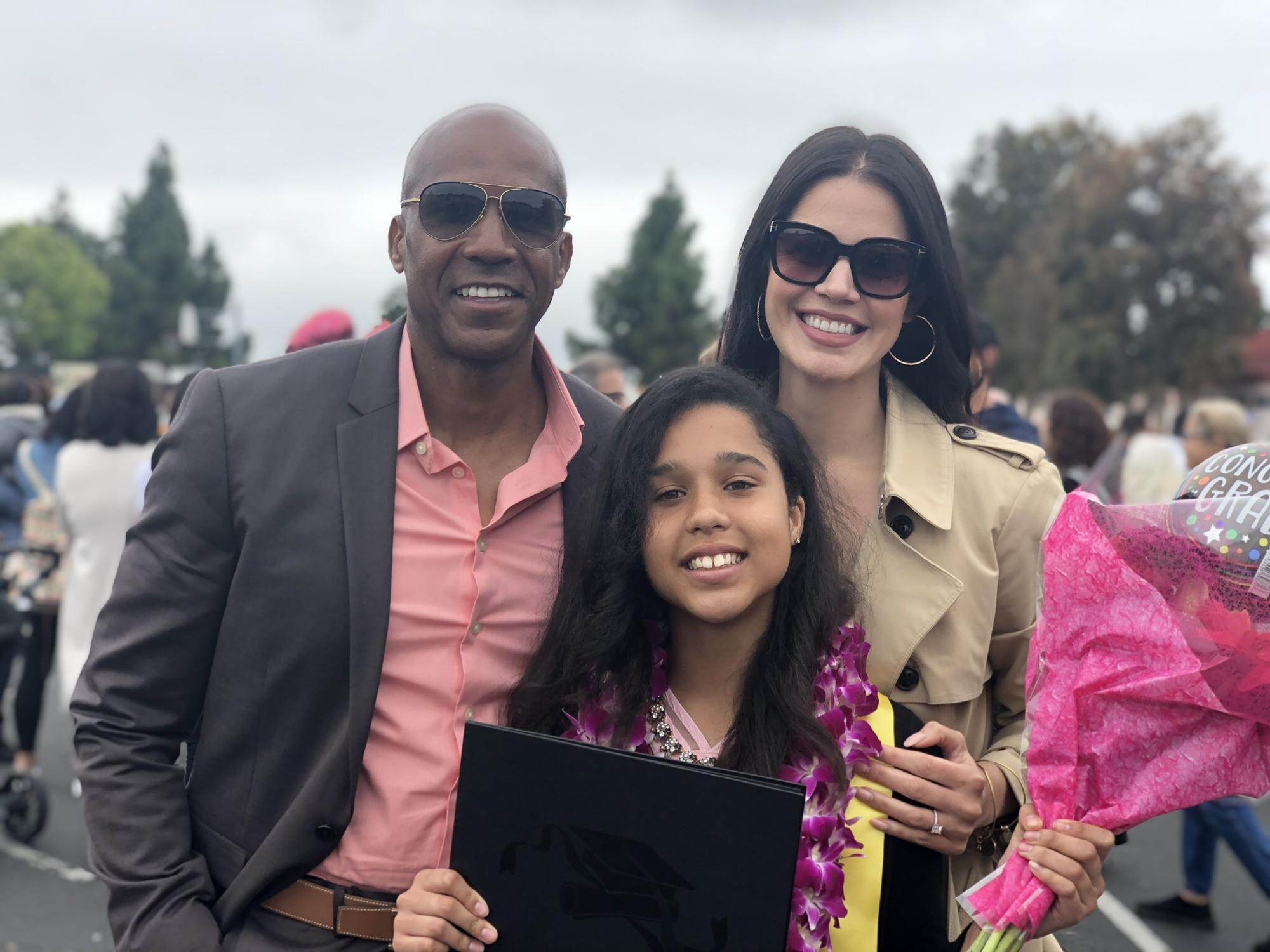 June 2019 - Our baby girl's 6th grade promotion ceremony.