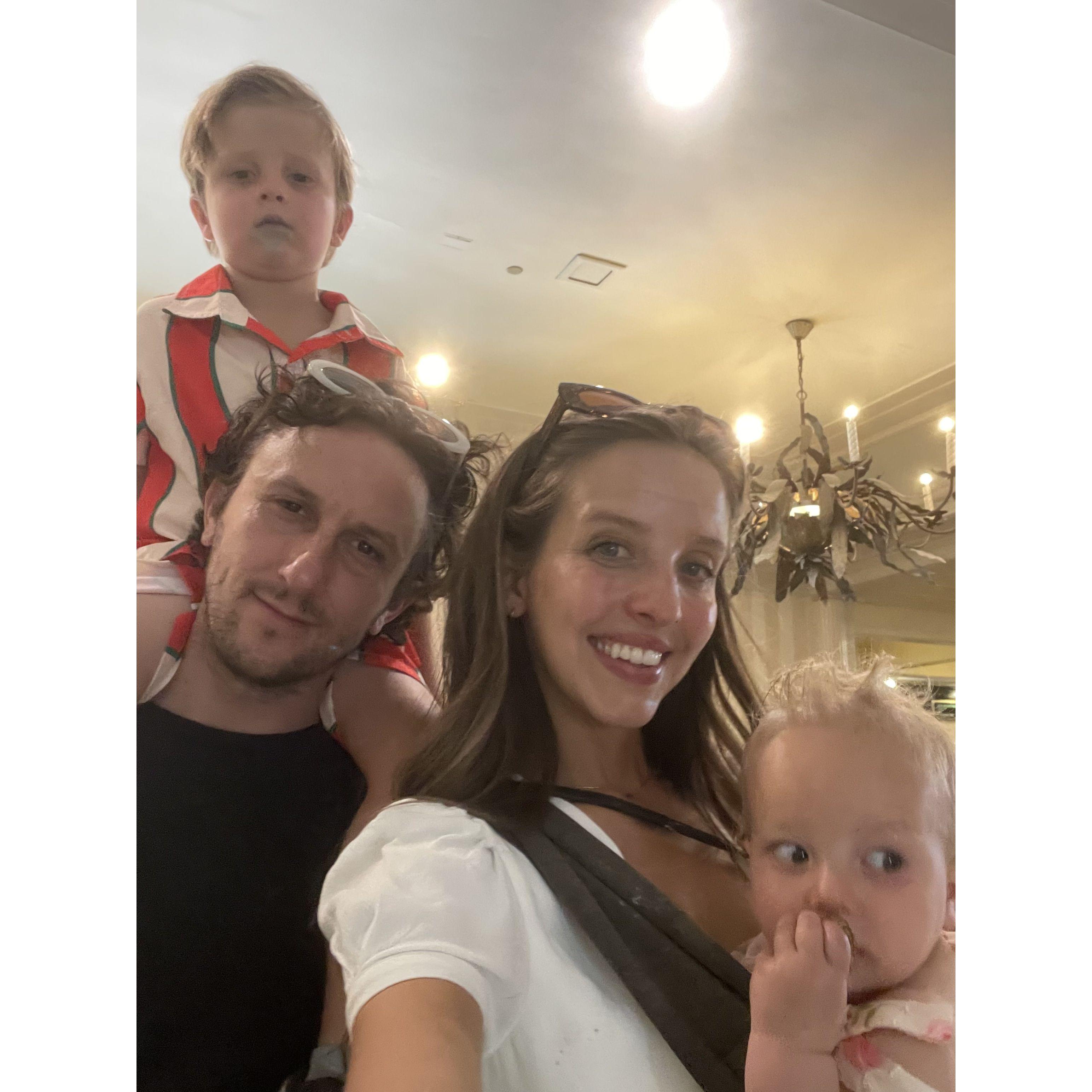 Our family of 4 at Santa Anita Park