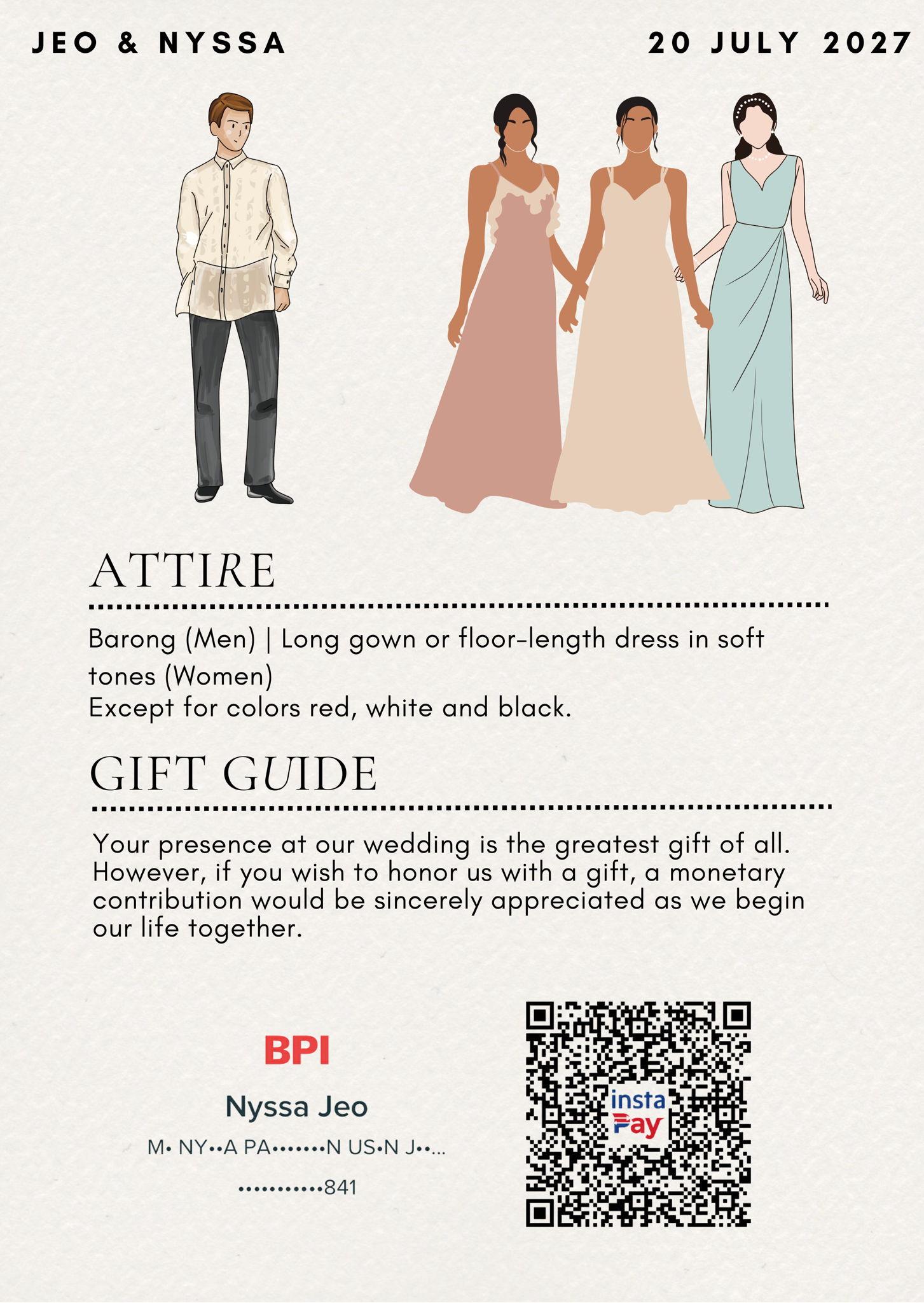 The Wedding Website of Nyssa Uson and Jeo Go