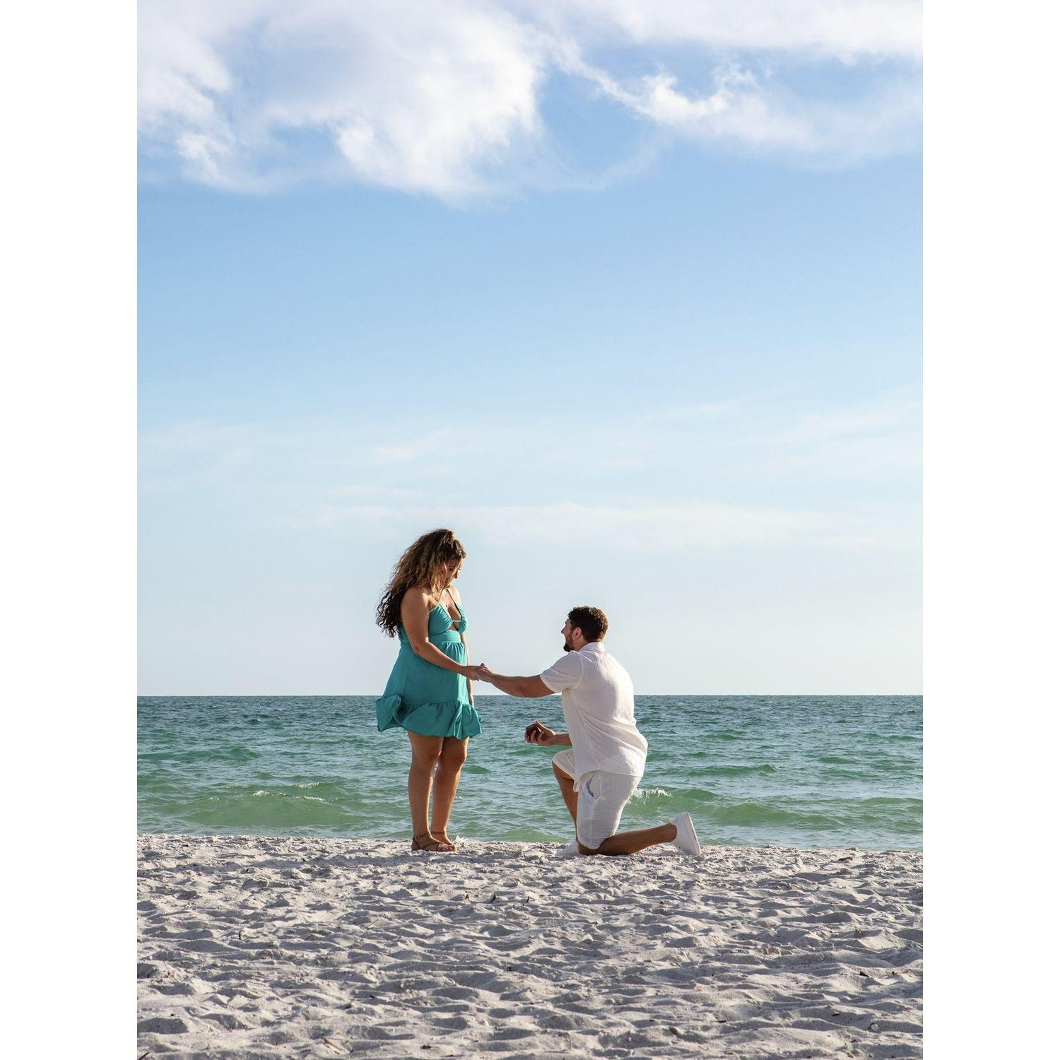 Zac proposing. The most special day.