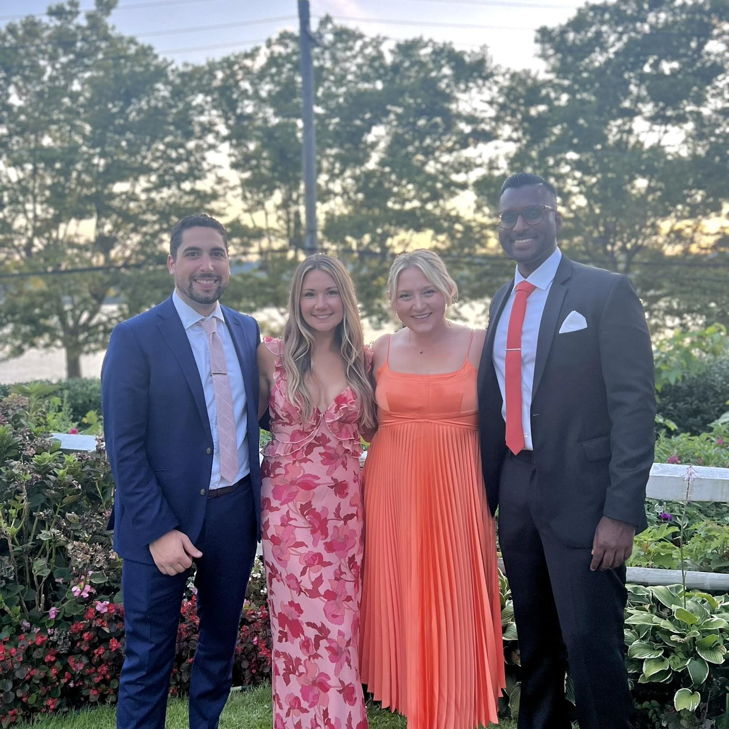 Celebrating Kristina and Nicks wedding with Elise and Joey