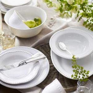 Emma Oval Serve Platter - True White