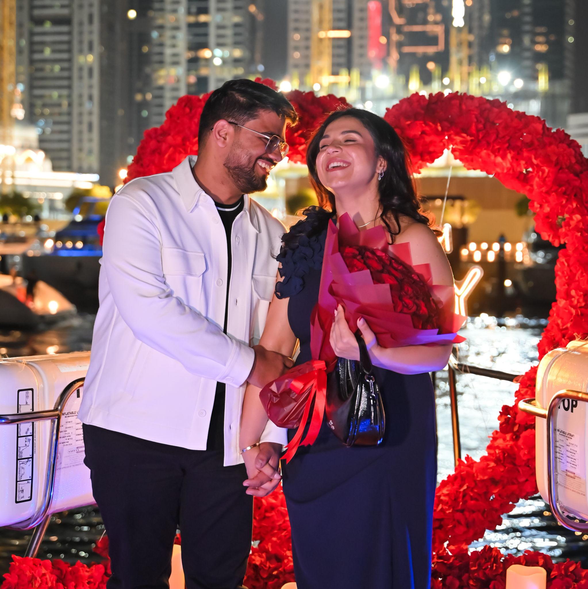 The moment our happily‑ever‑after officially set sail