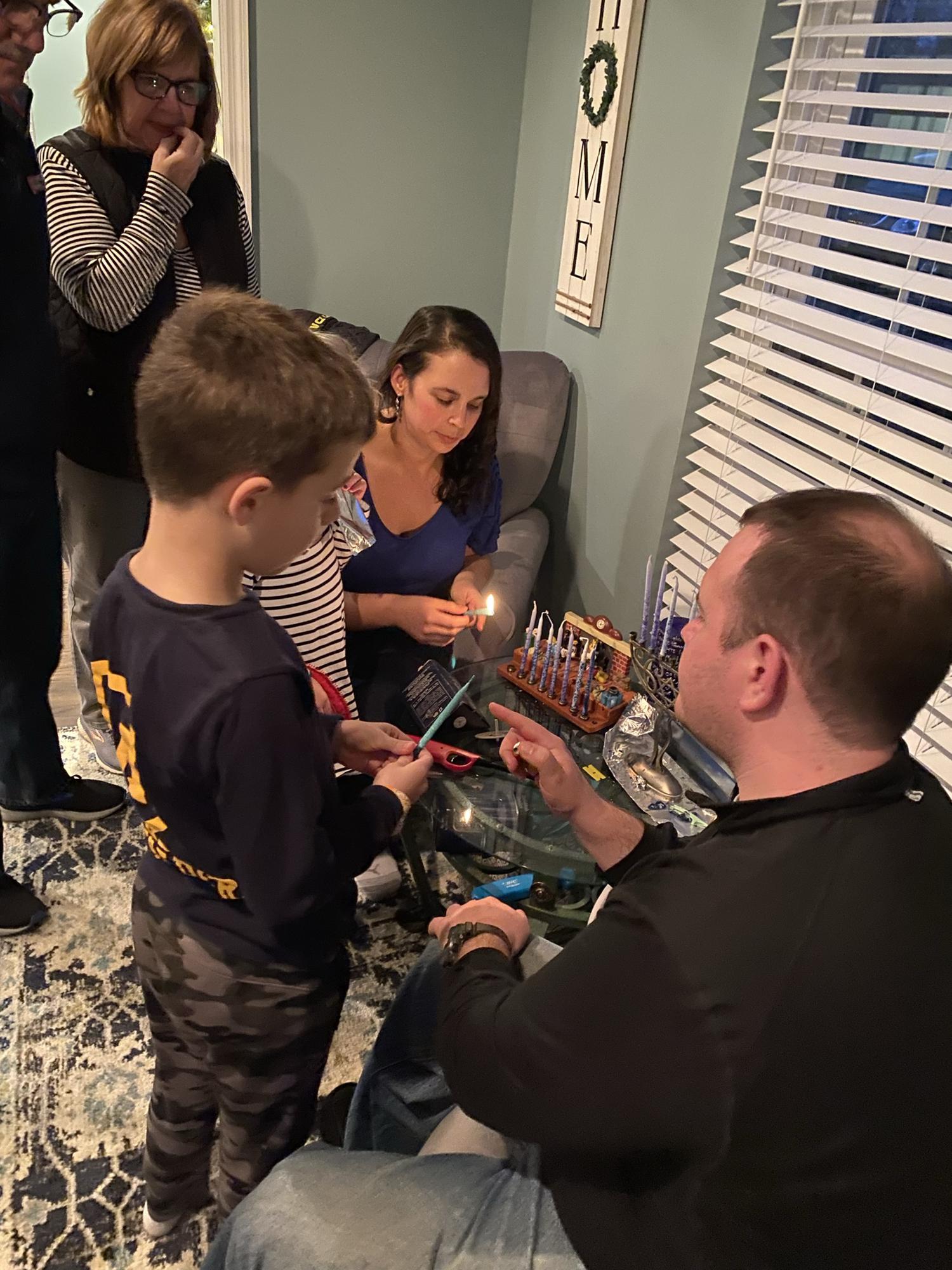 Hanukkah with the Harris Family
